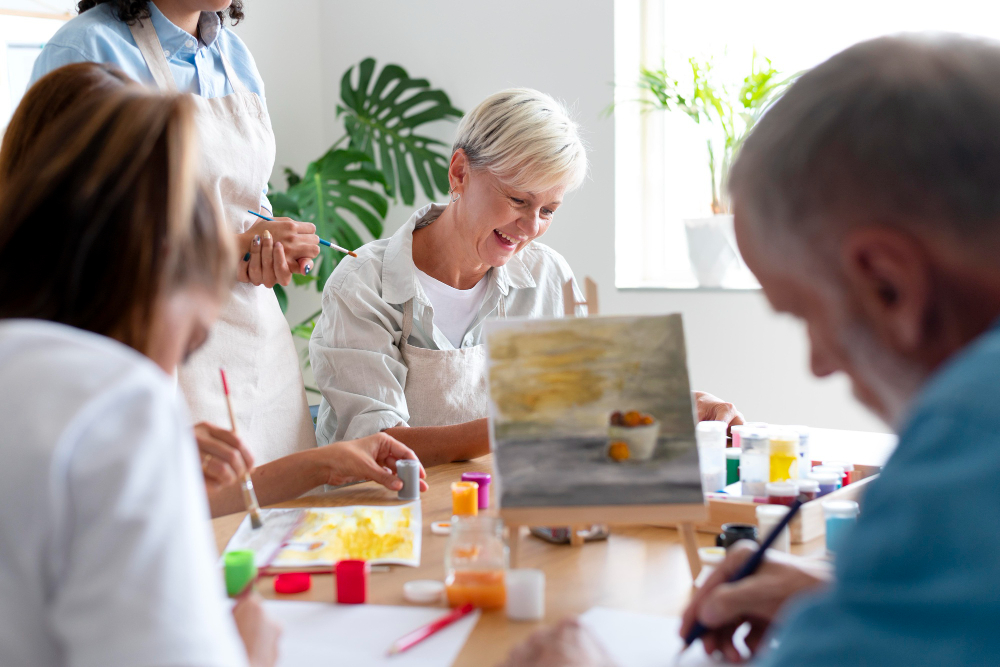 Art Therapy Can Improve Mental Well-being for Seniors