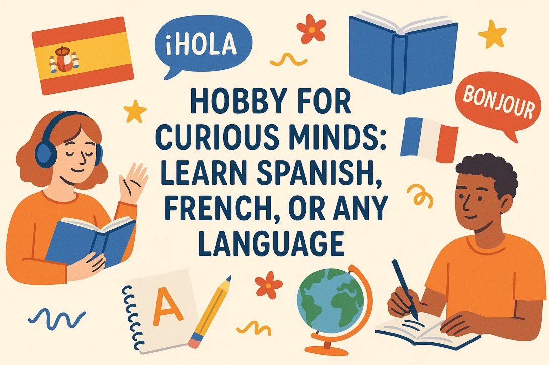 Hobby for Curious Minds: Learn Spanish, French, or Any Language