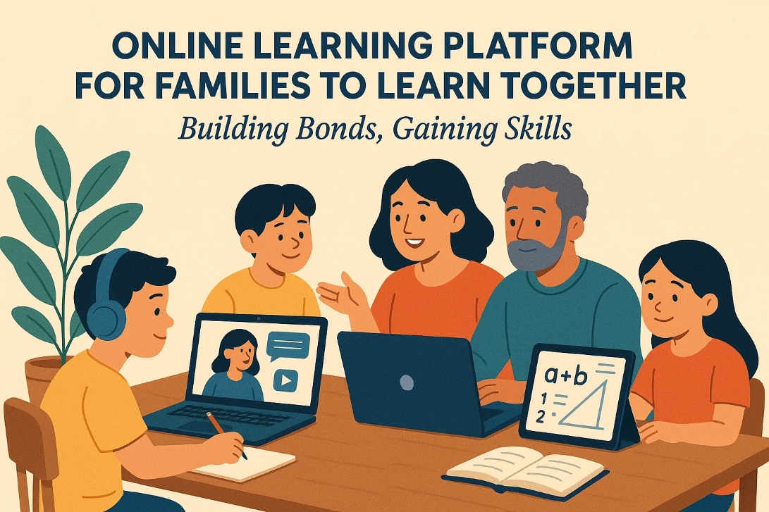 Online Learning Platform for Families to Learn Together: Building Bonds, Gaining Skills