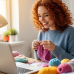 Online Learning Platform for Knitting, Crafting, and Creativity
