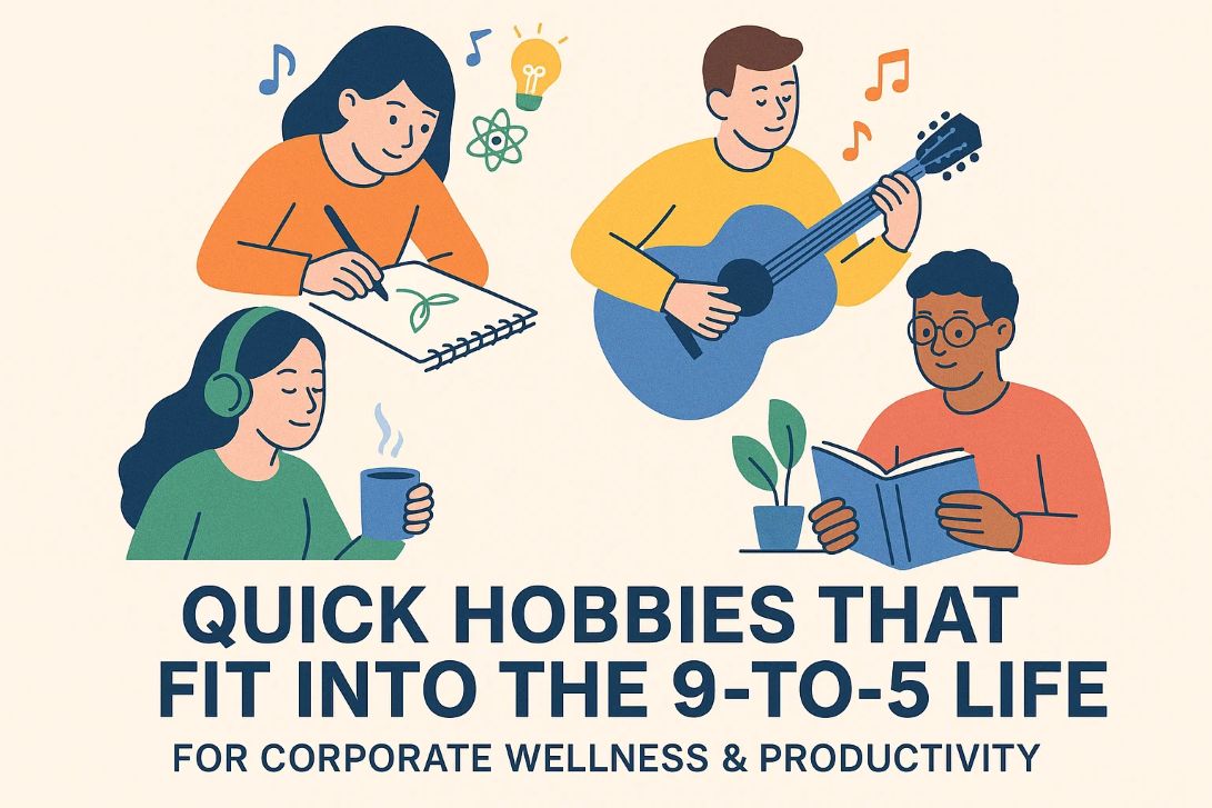 Quick Hobbies That Fit Into the 9-to-5 Life: For Corporate Wellness & Productivity