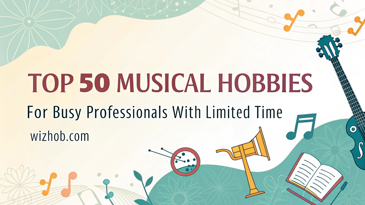 Top 50 Musical Hobbies for Busy Professionals with Limited Time