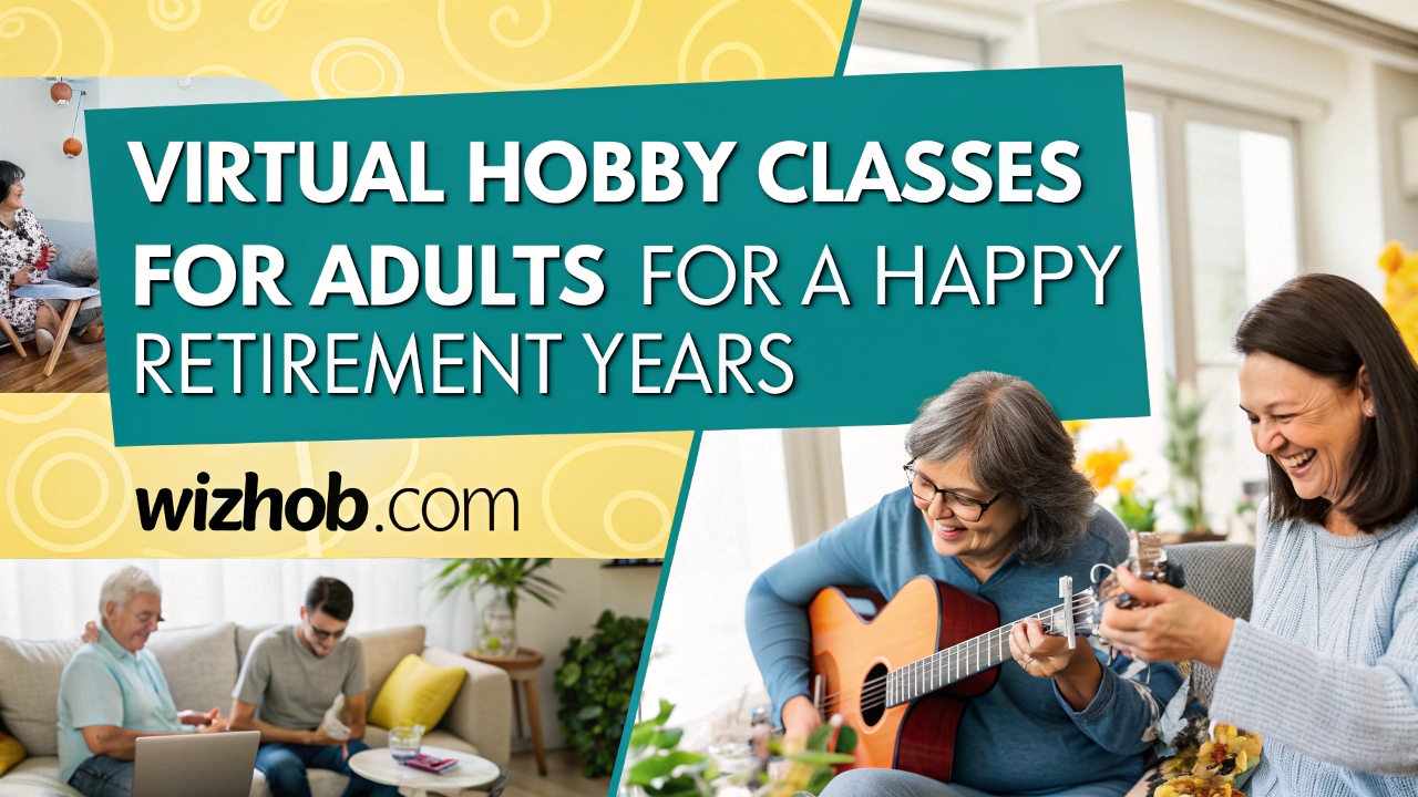 Virtual Hobby Classes for Adults for a Happy Retirement Years