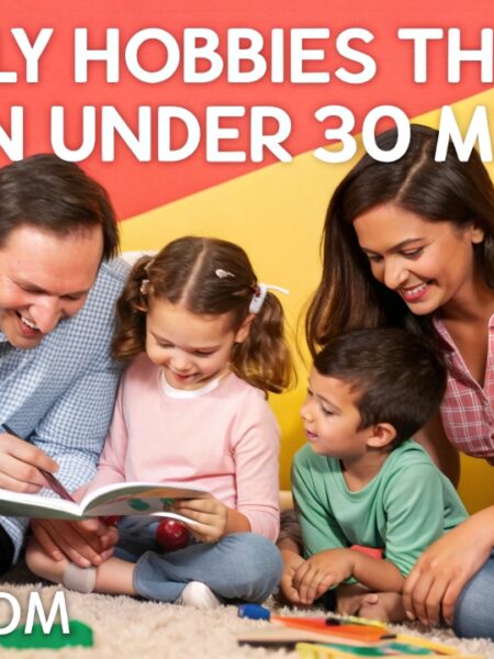 15 Family Hobbies That Build Bonds in Under 30 Minutes